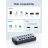 UGREEN Powered USB 3.0 Hub 7-Port with 4 Smart Charging Ports & Individual On/Off Switches UGREEN Powered USB 3.0 Hub 7-Port with 4 Smart Charging Ports & Individual On/Off Switches